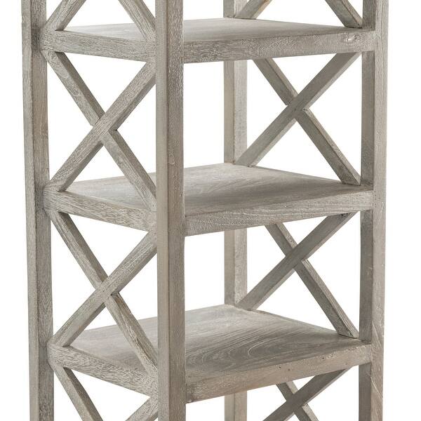 Graham 72"H Mango Wood Etagere 72"H x 17"W x 14"D Bed Bath & Beyond 33773867
